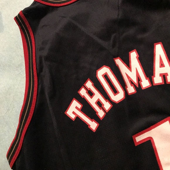 Philadelphia Sixers Tim Thomas vintage Champion #1 - Picture 11 of 12